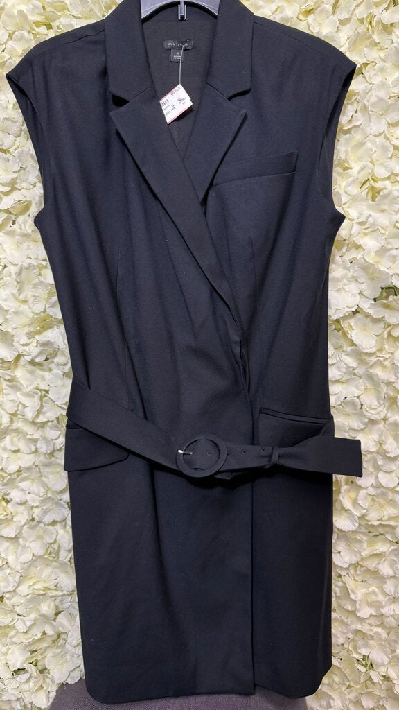black vest blazer