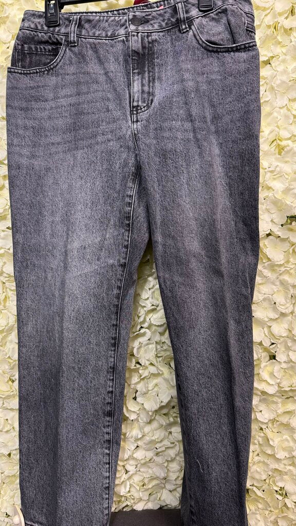 black acid wash jeans