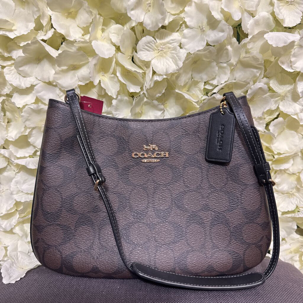 brown shoulder purse