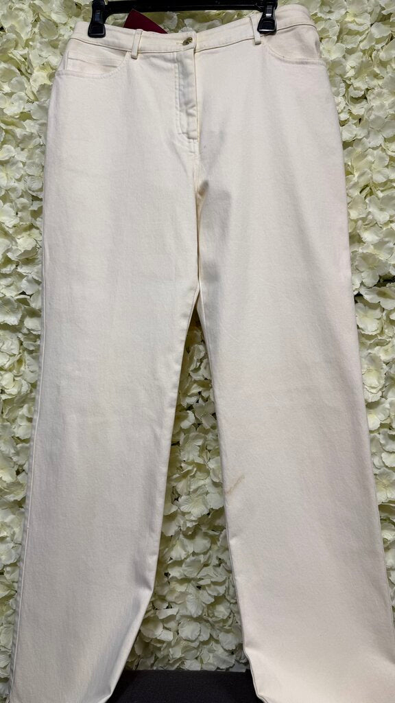 cream denim jean