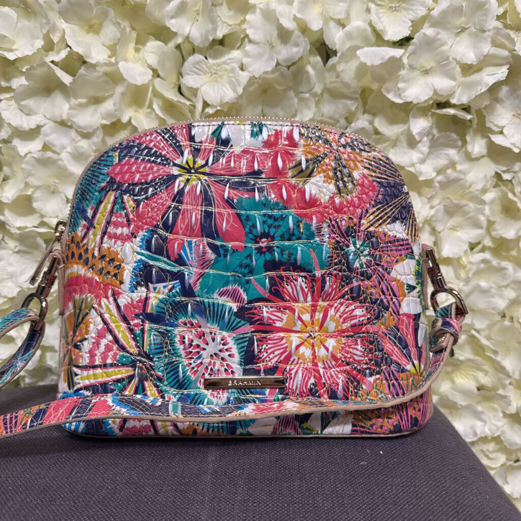 floral crossbody multicolor purse