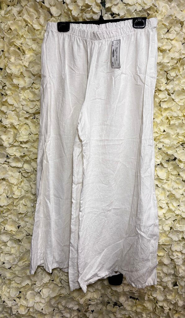 white linen trouser