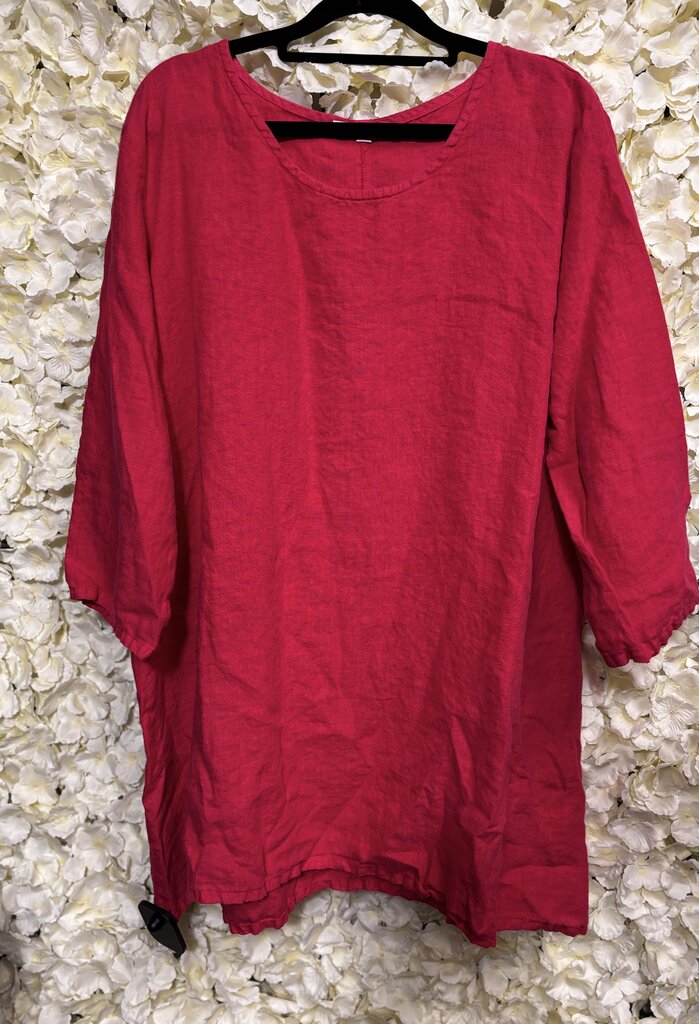 pink long sleeve blouse