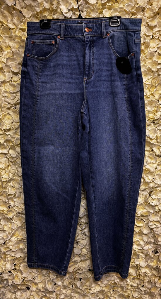 blue relaxed barrel jean