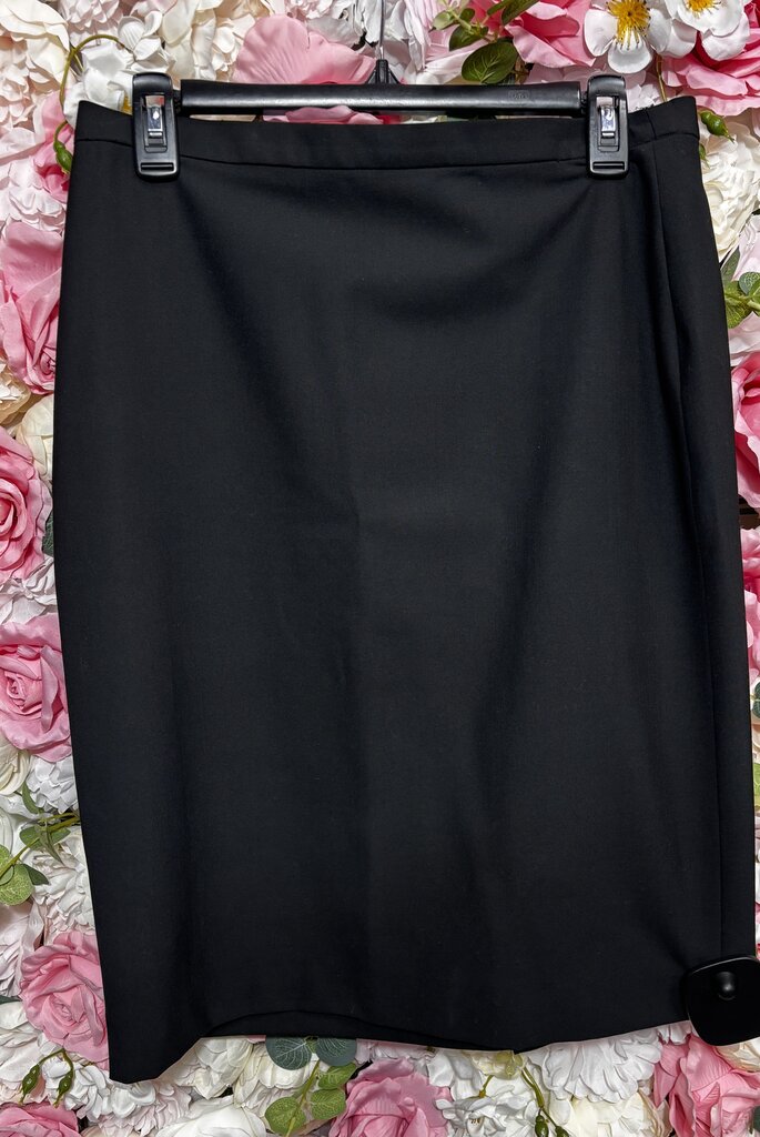 black pencil skirt w/ belt
