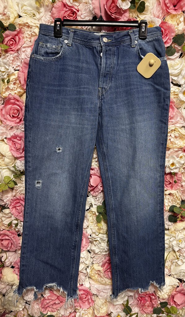 blue jean straight leg