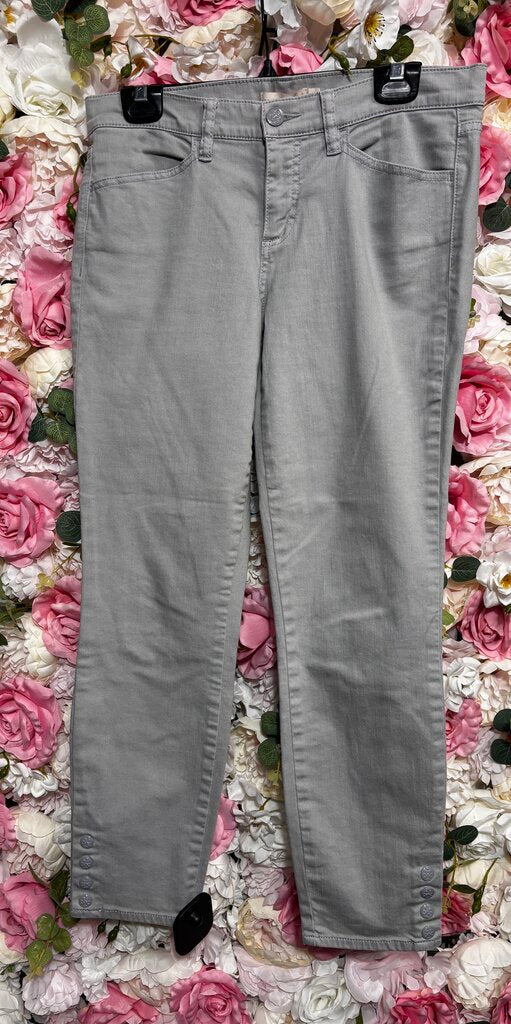 grey skinny jean w/ buttons