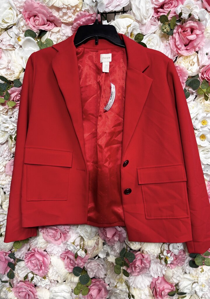 red blazer