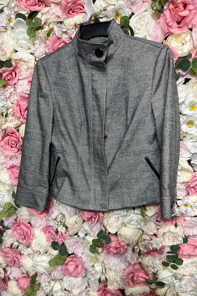 grey silk/wool jacket