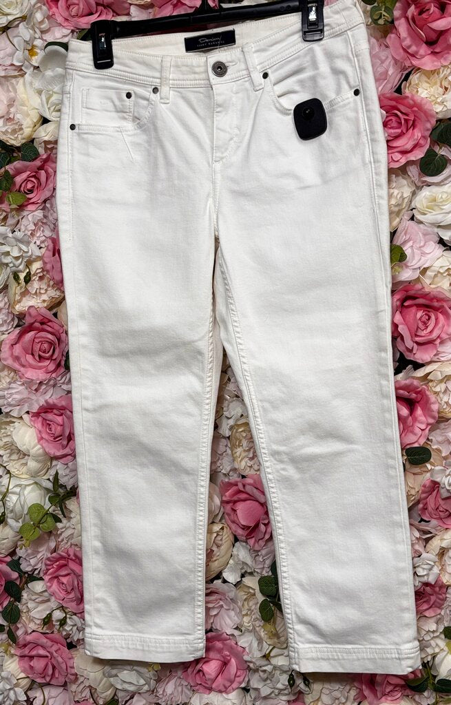 white skinny jean