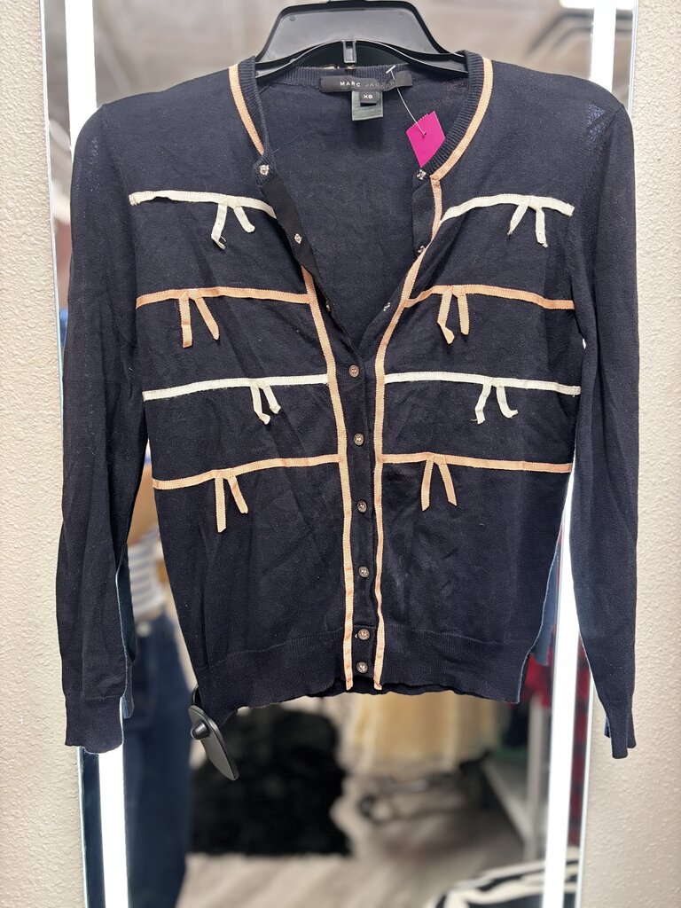 black long sleeve pink white bow button down