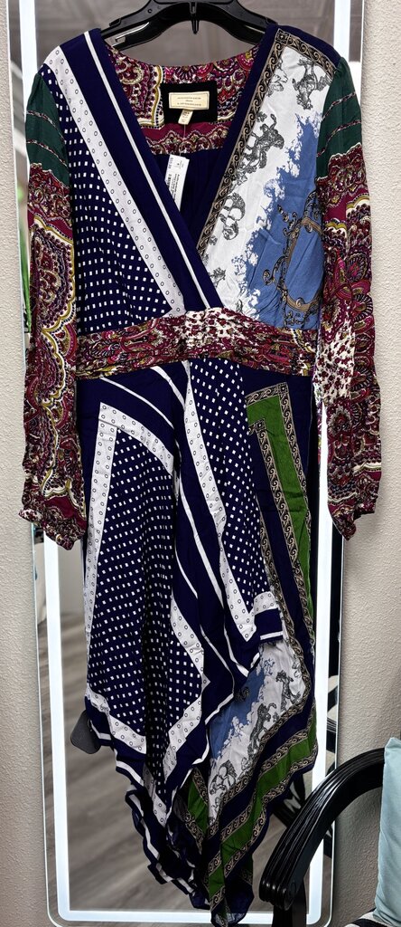 moulinette soeurs long sleeve patchworkdress