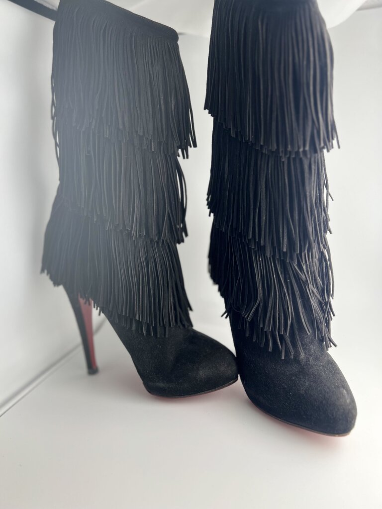 christian louboutin forever tina suede boots
